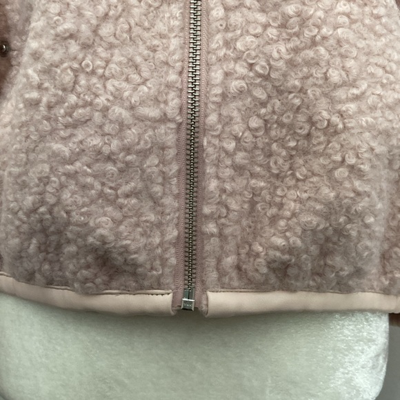 By Anthropologie Pink Sherpa Boomer Jacket - Picture 9 of 16